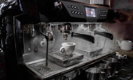 Guzzini Single Espresso Coffee Machine in Orange Now Available at Henry Tibbs